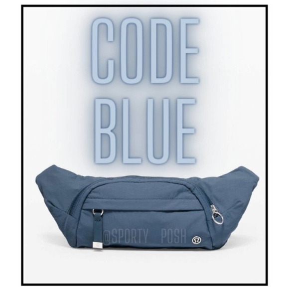lululemon athletica Handbags - Code Blue lululemon On the Beat Belt Bag *4.5